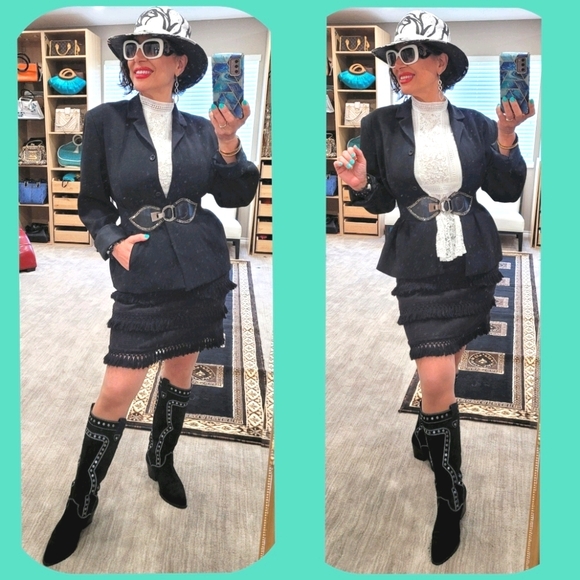 Gorgeous Bianca Nygard black blazer - Picture 3 of 14